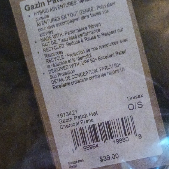 Prana Dark Cap with Logo - Picture 3 of 3